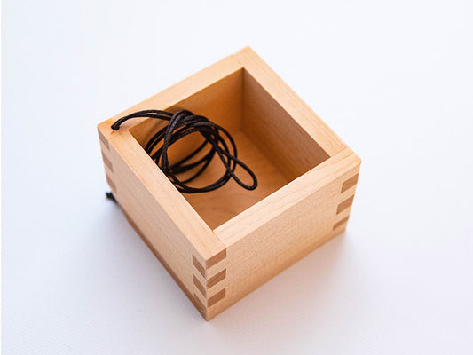 ヒノキの携帯桝