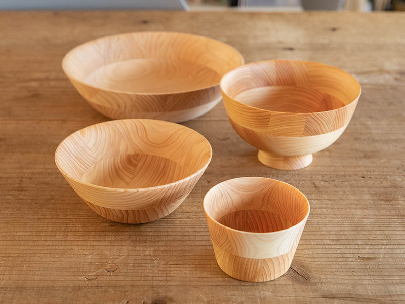 ひきよせ 2段SS(そば猪口) ヒノキ