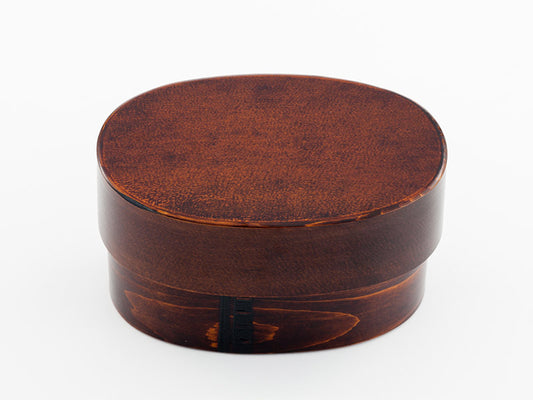 木曽ヒノキ小判メンパ(2段)